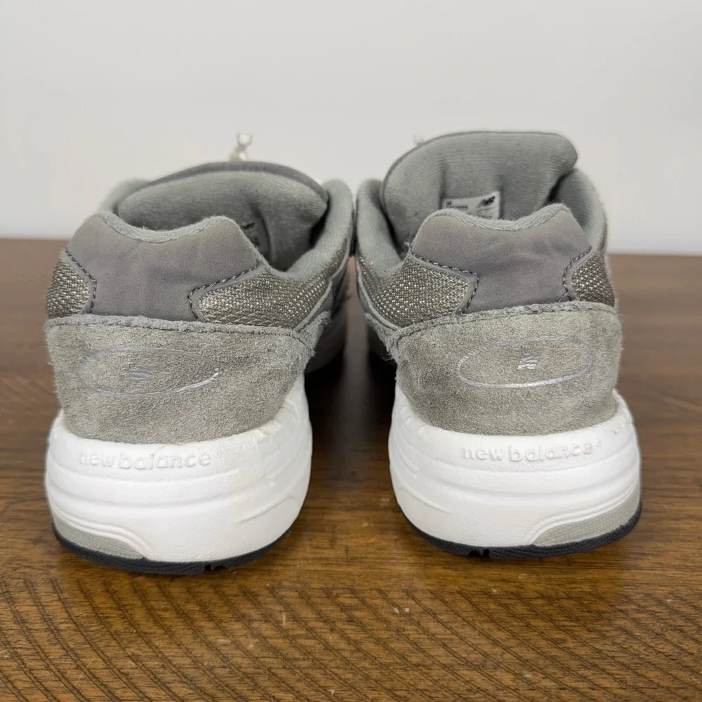 New Balance Sneakers Kids 2.5 Gray 993 Heritage Suede Mesh Running Shoes